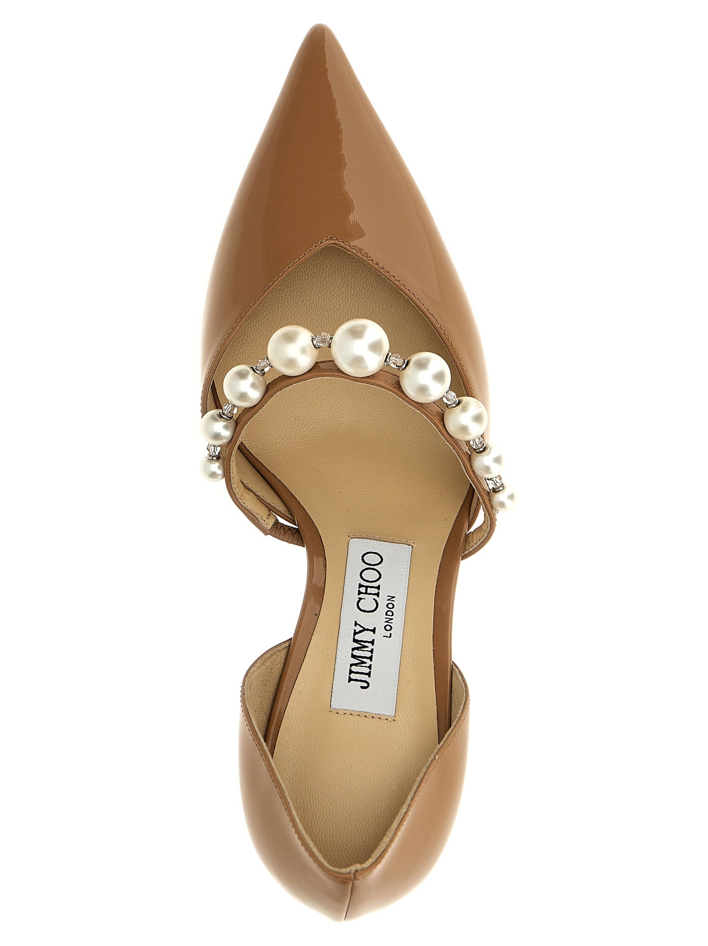 JIMMY CHOO 'AURELIE' PUMPS AURELIE65XKMBISCUITWHITE