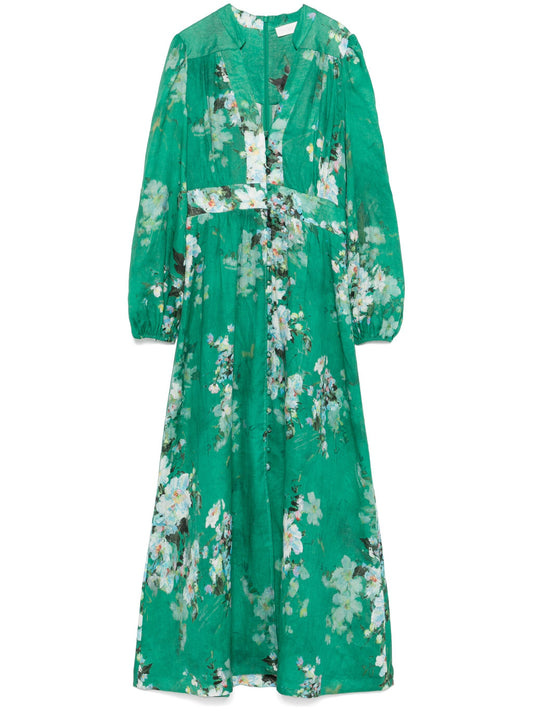 ZIMMERMANN Dresses Green 3124DRS255GRWCFL