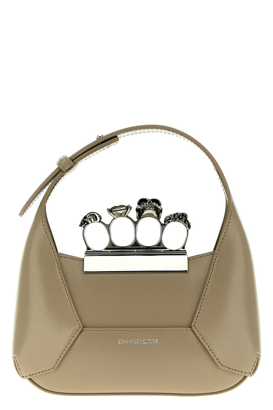 Alexander McQUEEN 'THE JEWELLED HOBO MINI' HANDBAG 731136DYTAB2630