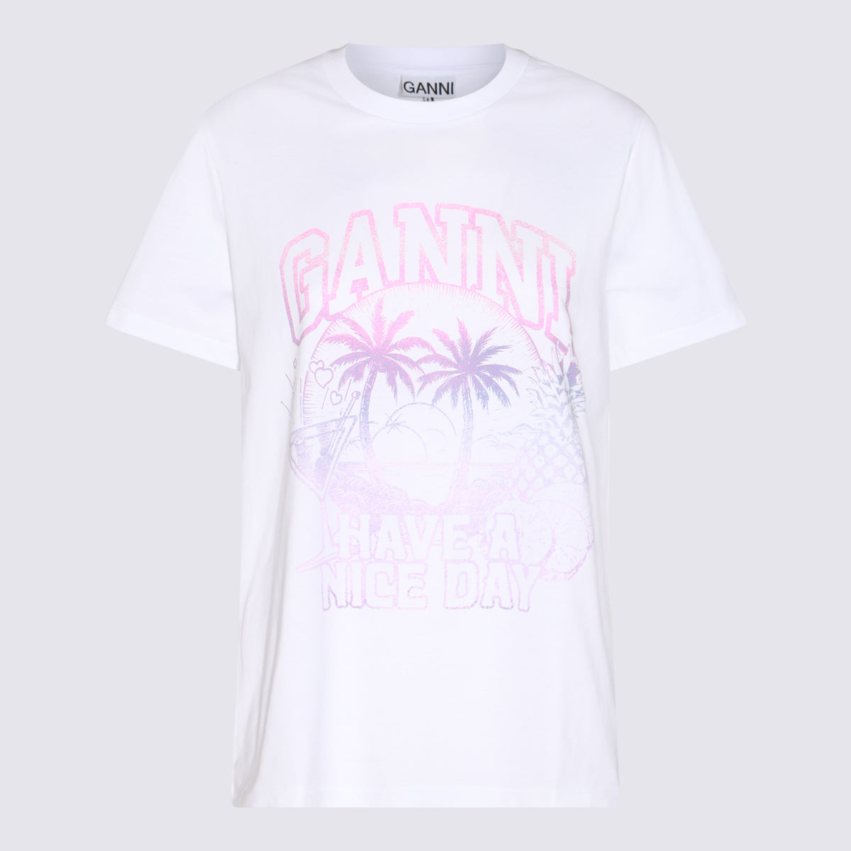 GANNI T-shirts and Polos White T3918151