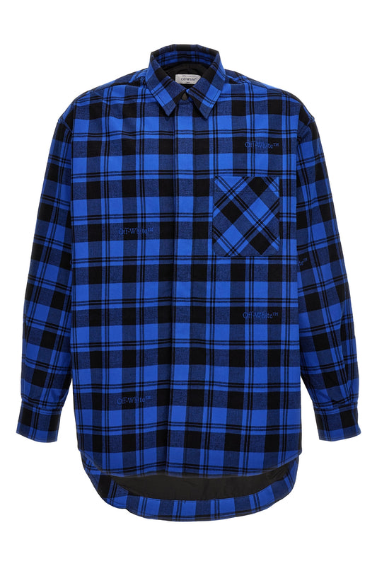 Off-White 'CHECK FLANNEL' OVERSHIRT OMES003F23FAB00148004800