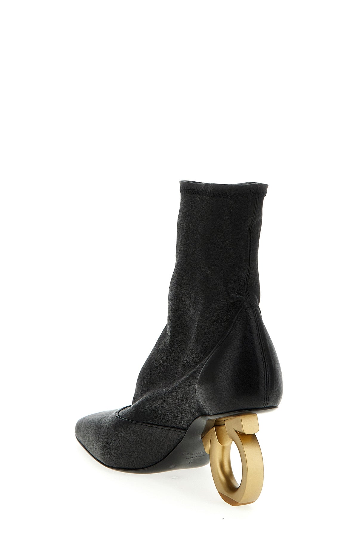 FERRAGAMO 'ADHAR' ANKLE BOOTS 0763424BLACK