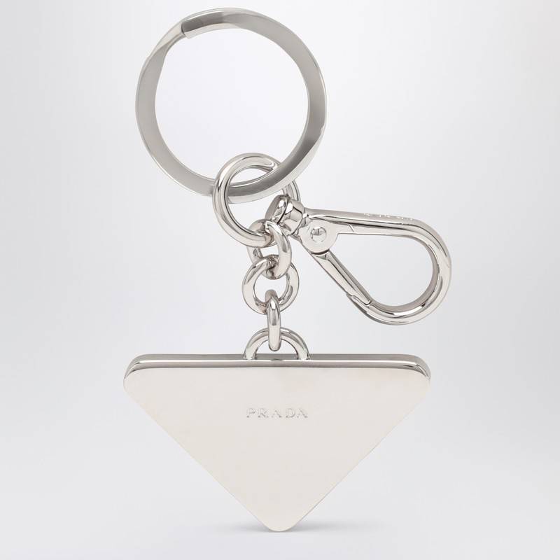 Prada Black Saffiano and metal key ring 2PP080053Q_PRADA-F0002