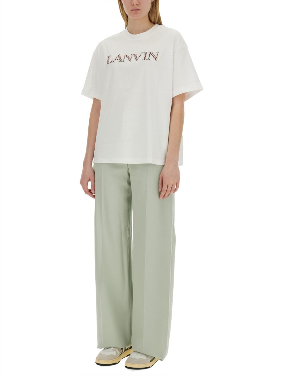 LANVIN T-SHIRT WITH LOGO RW-TS0022J207-P2401