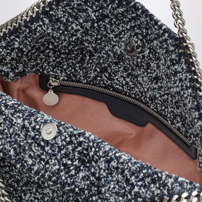 Stella McCartney Falabella Bouclé blue mélange bag 234387WP0446P_STELL-4101