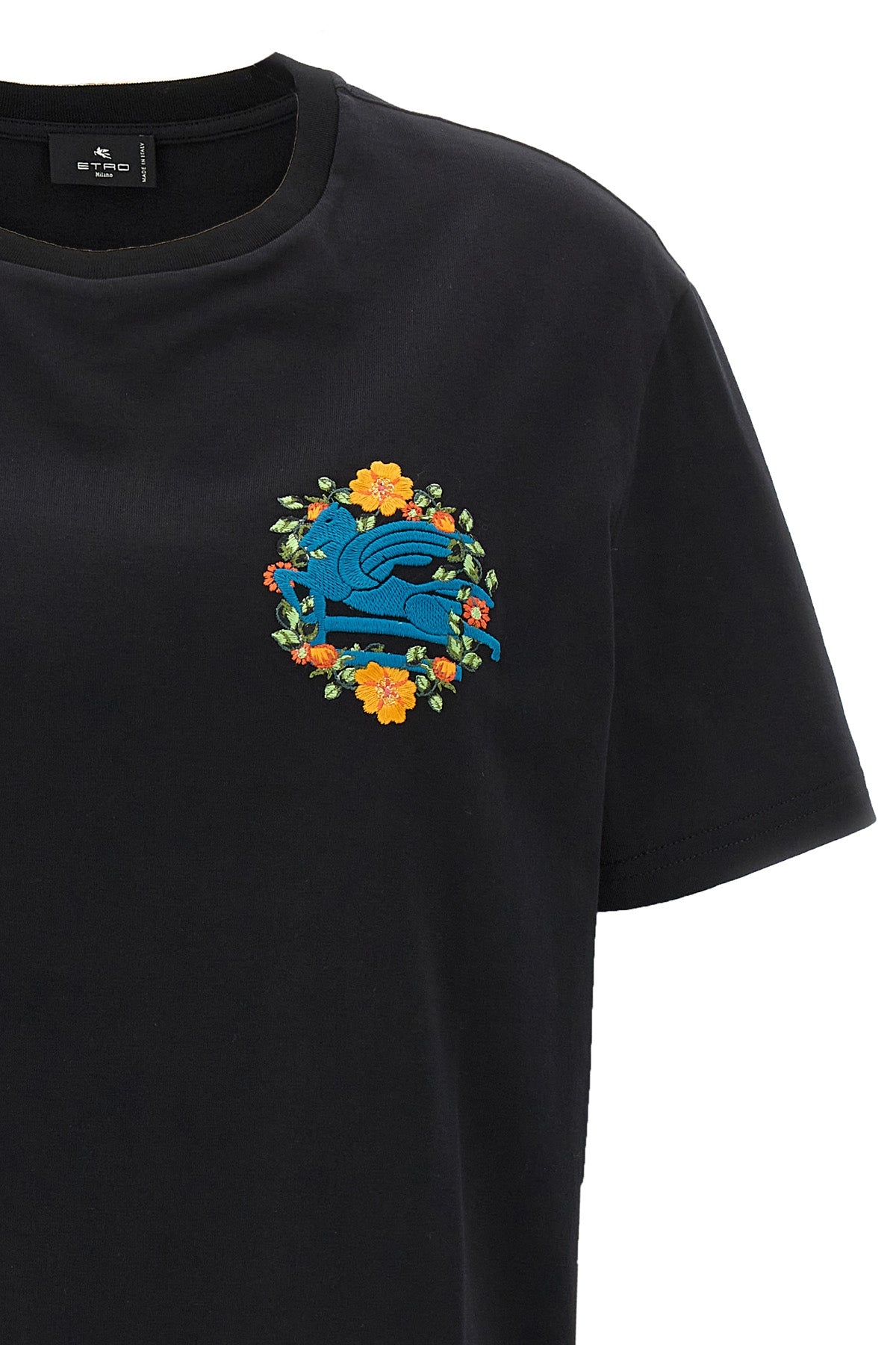 ETRO LOGO EMBROIDERY T-SHIRT WRJB0006AC036N0000