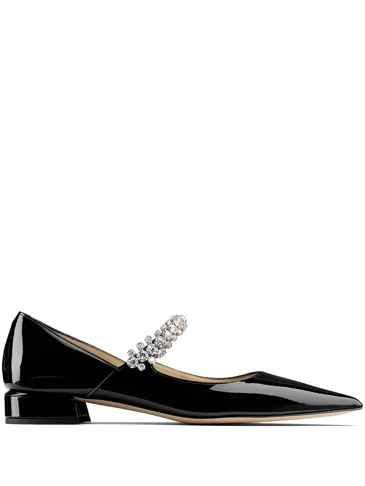 JIMMY CHOO Flat shoes Black BINGPUMPFLATPATBLACK