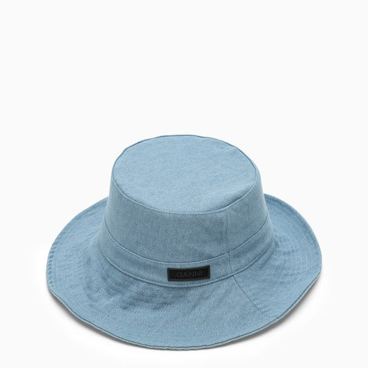 GANNI Blue denim hat A47715829M_GAN-630