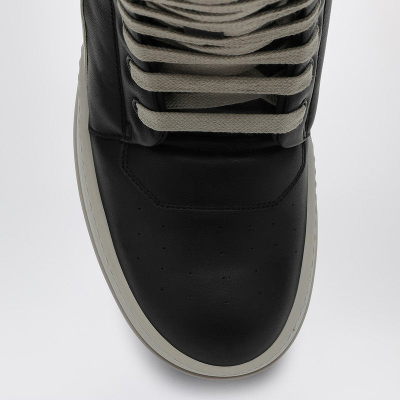 Rick Owens Geobasket black/pearl grey high sneaker RR02D6855LCOP_RICKO-988