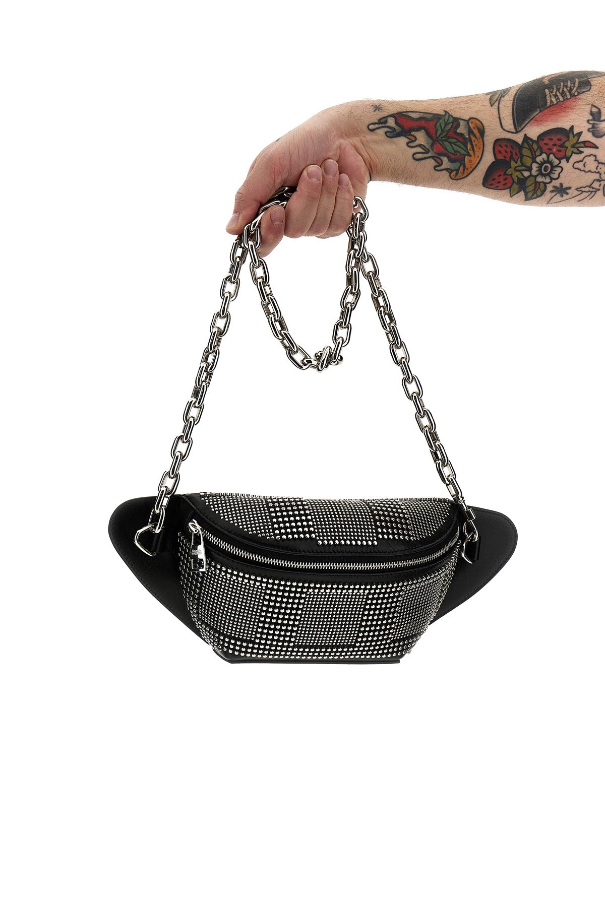 Alexander McQUEEN 'BIKER' FANNY PACK 7353171AAQ21000