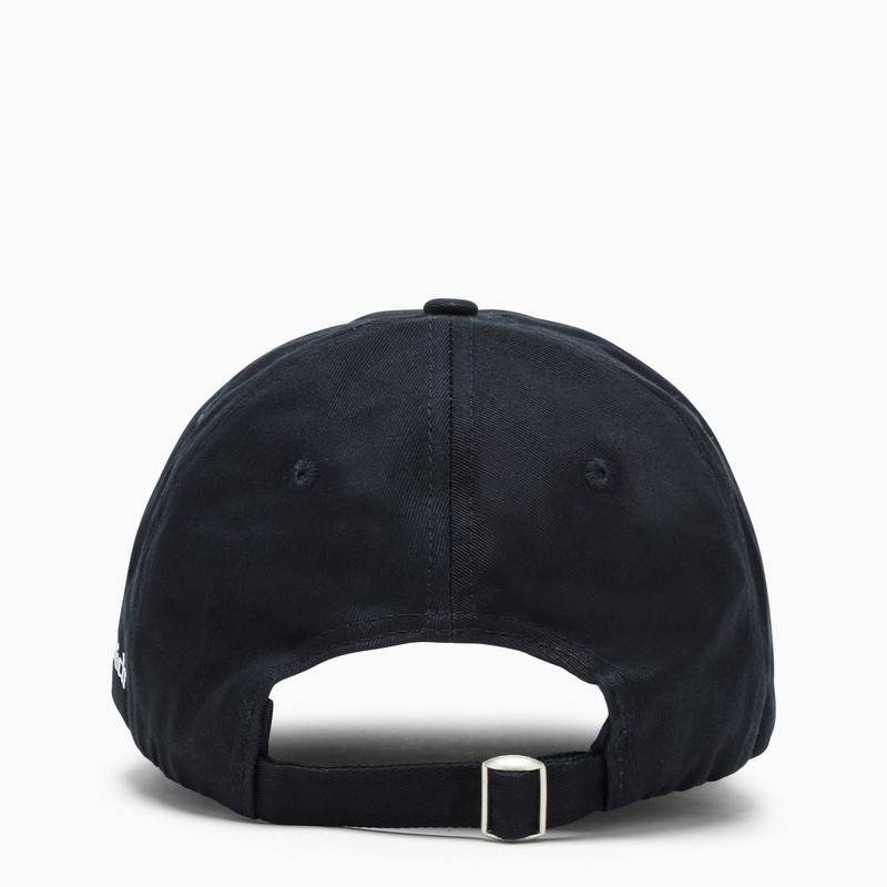 Sporty & Rich Wellness navy cotton hat AC972NACOM_S&R-NA