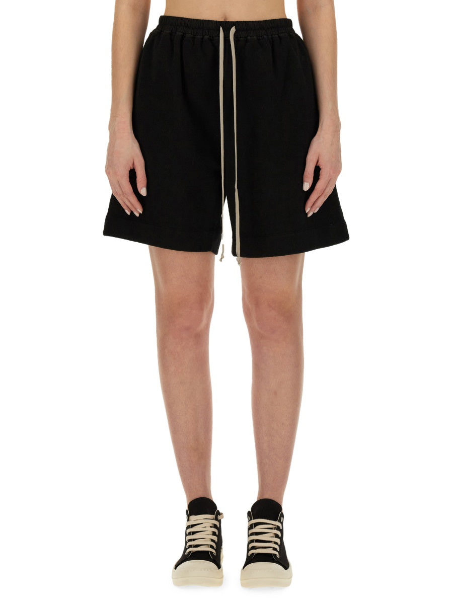 Rick Owens DRKSHDW COTTON BERMUDA SHORTS DS01D1338F09