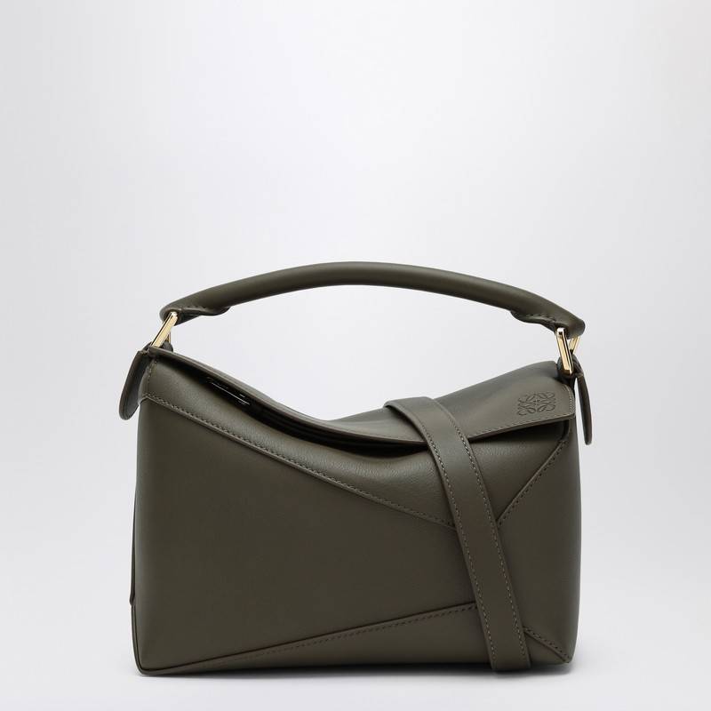 LOEWE Dark khaki green small Puzzle bag A510P60X41LEQ_LOEW-3969