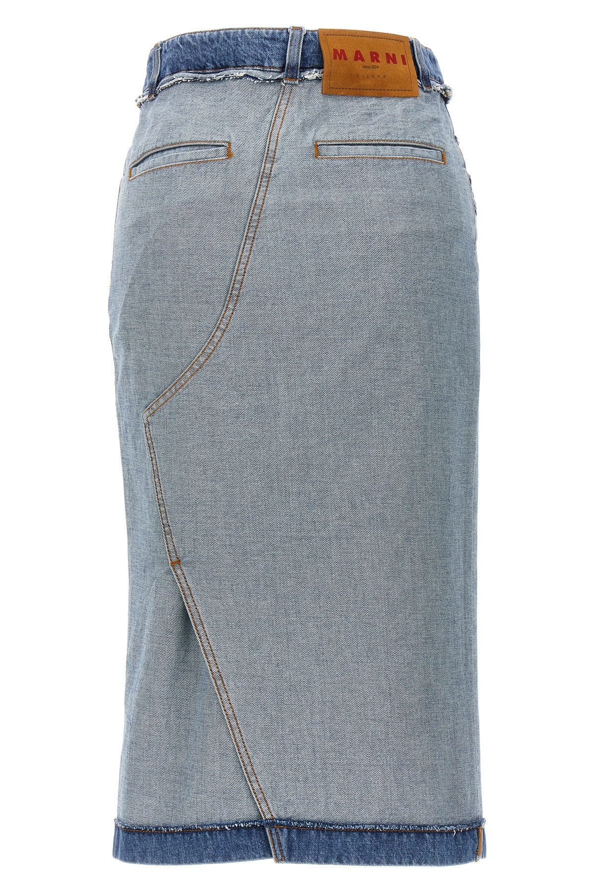 Marni DENIM MIDI SKIRT GOJD0615Q0USCV93IOB52