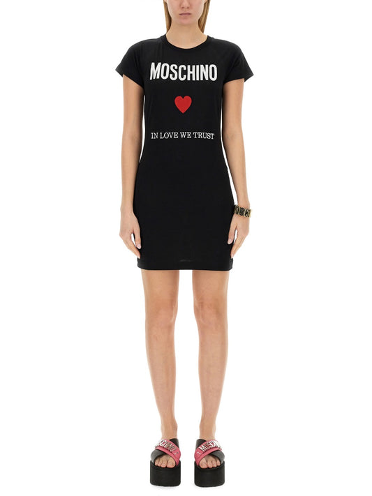 MOSCHINO DRESS WITH LOGO 045005412555