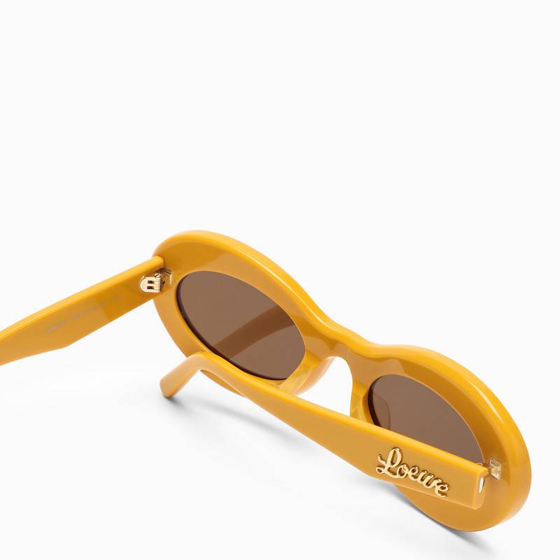 LOEWE Yellow oval sunglasses LW40110UPVCN_LOEW-5039E