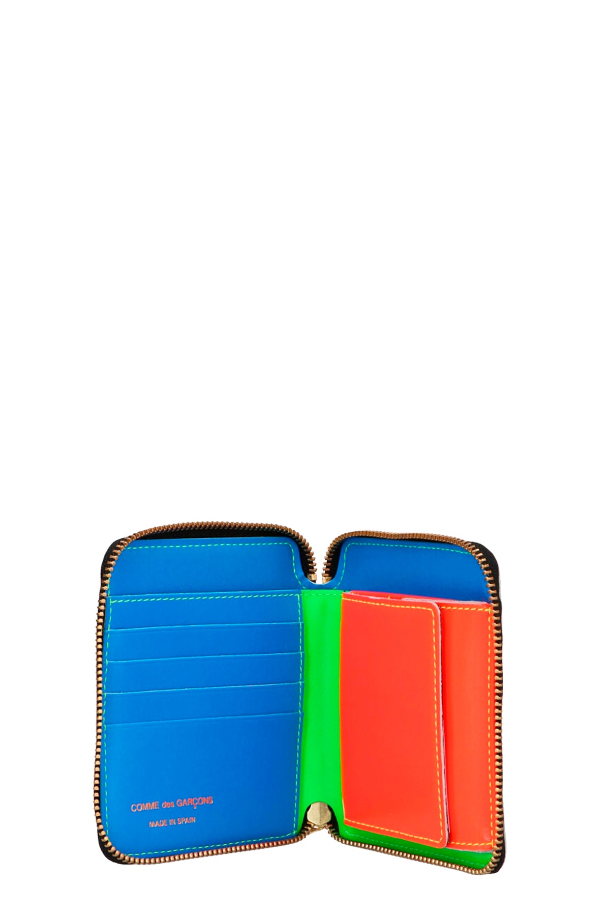 Comme Des Garçons Wallet 'FLUO LEATHER LINE' WALLET SA2100SFGREEN