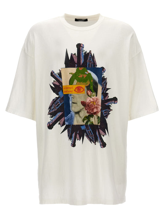 UNDERCOVER PRINTED T-SHIRT UC1D48931WHITE