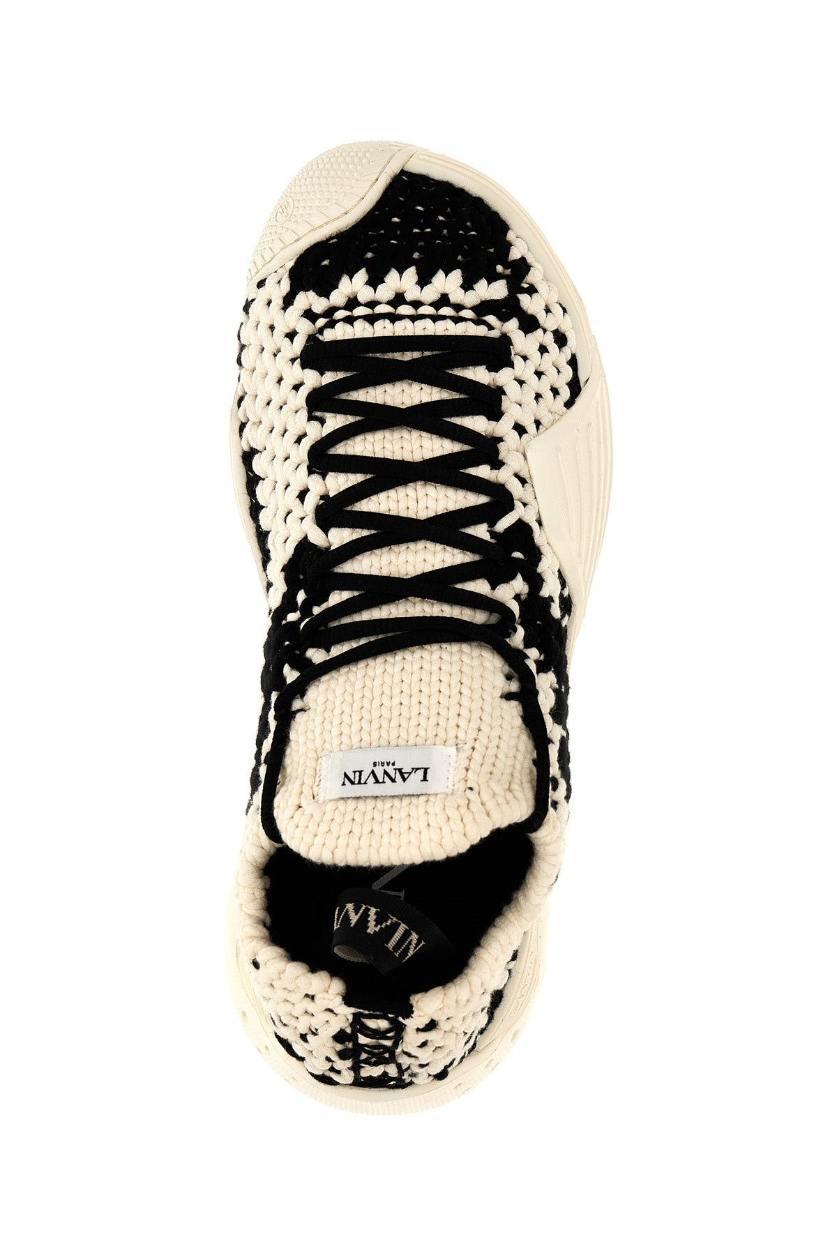 LANVIN 'COTTON FLASH-KNIT' SNEAKERS FWSKIK04KNITH230210