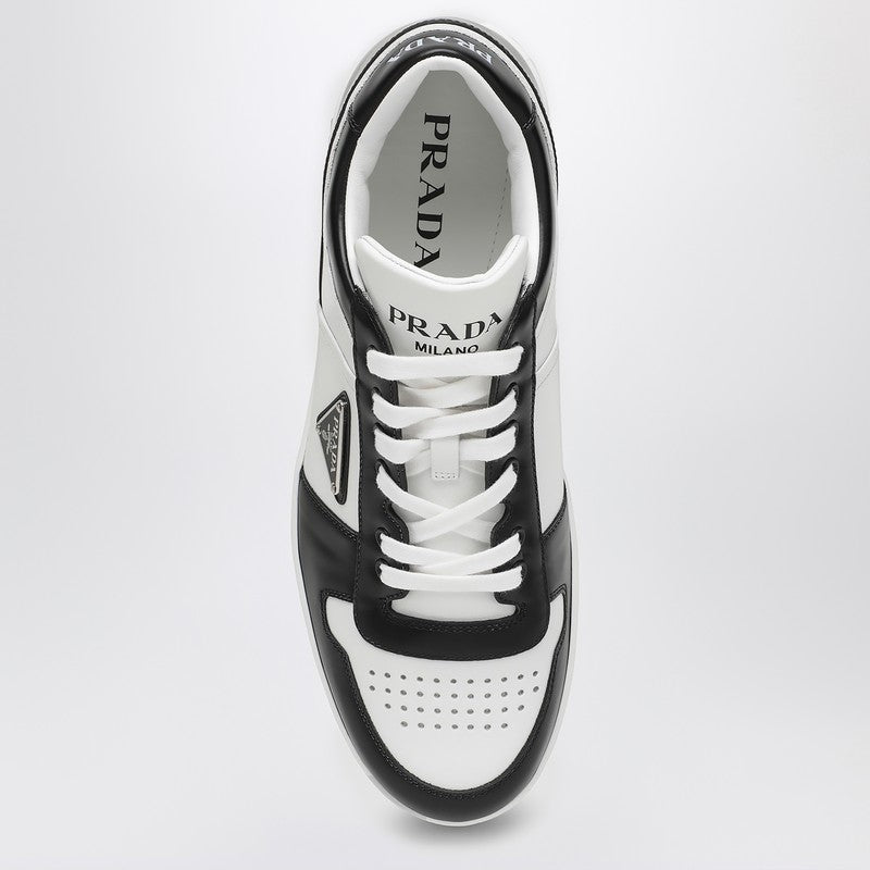 Prada Whitte/Black leather trainer Downtown 2EE364D0013LKGQ_PRADA-F0T8F