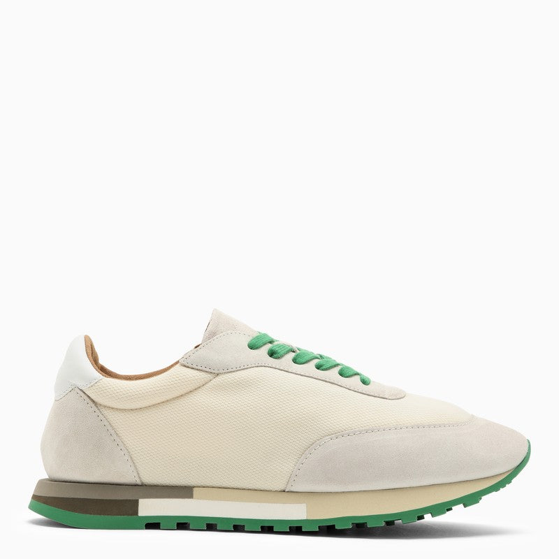 The Row Low Owen Runner ivory/green trainer F1284W20L25O_THERO-IVGR