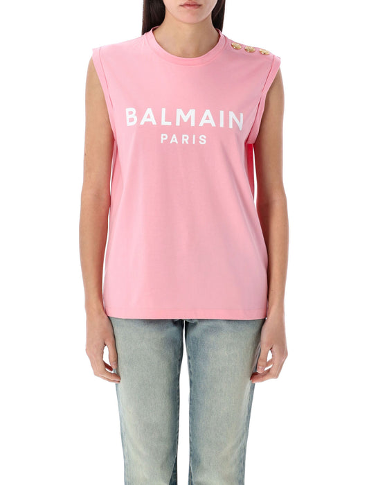 Balmain T-shirts and Polos Pink CF1ED001BB02OLA