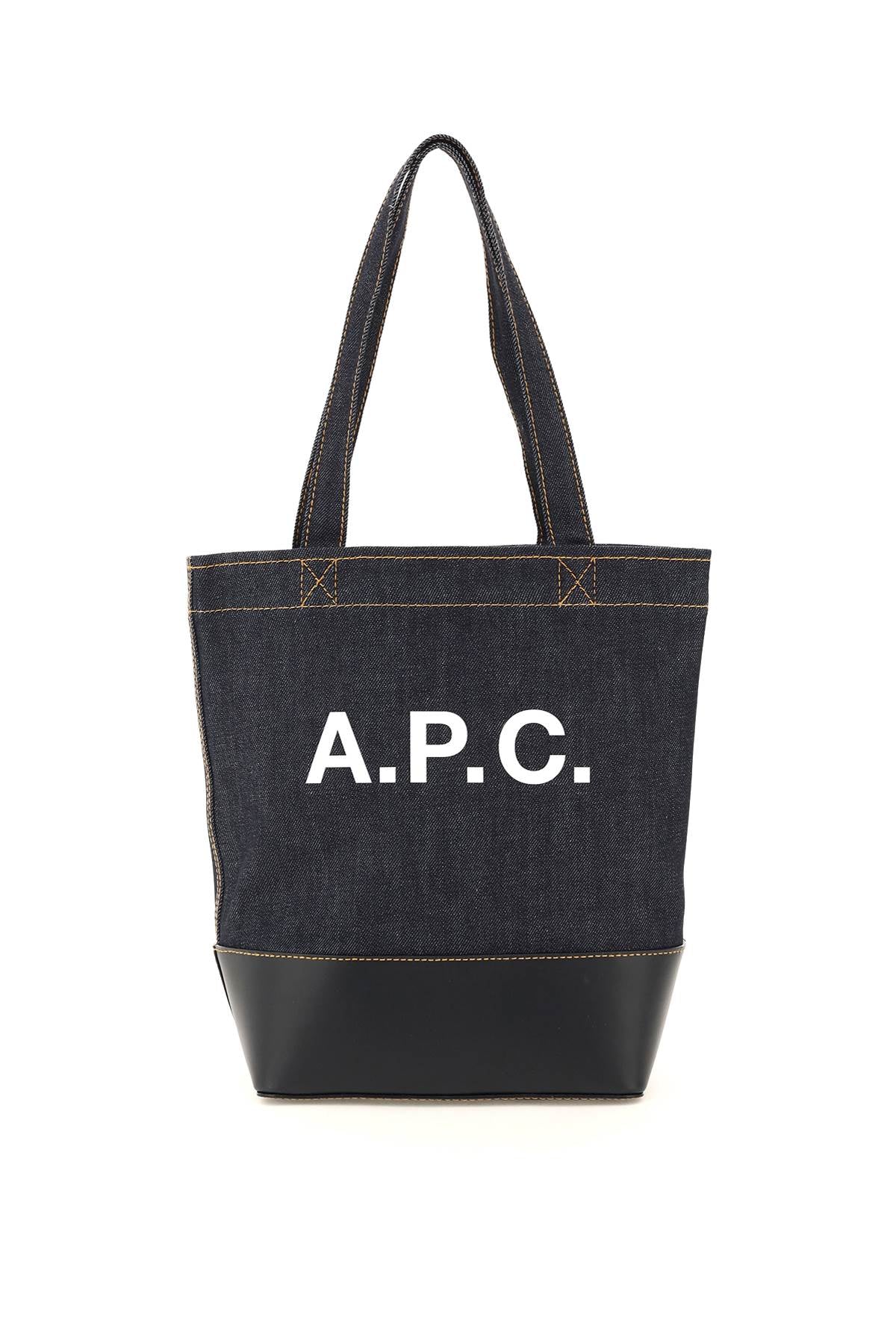 A.P.C. axel small denim tote bag CODDPM61568IAK