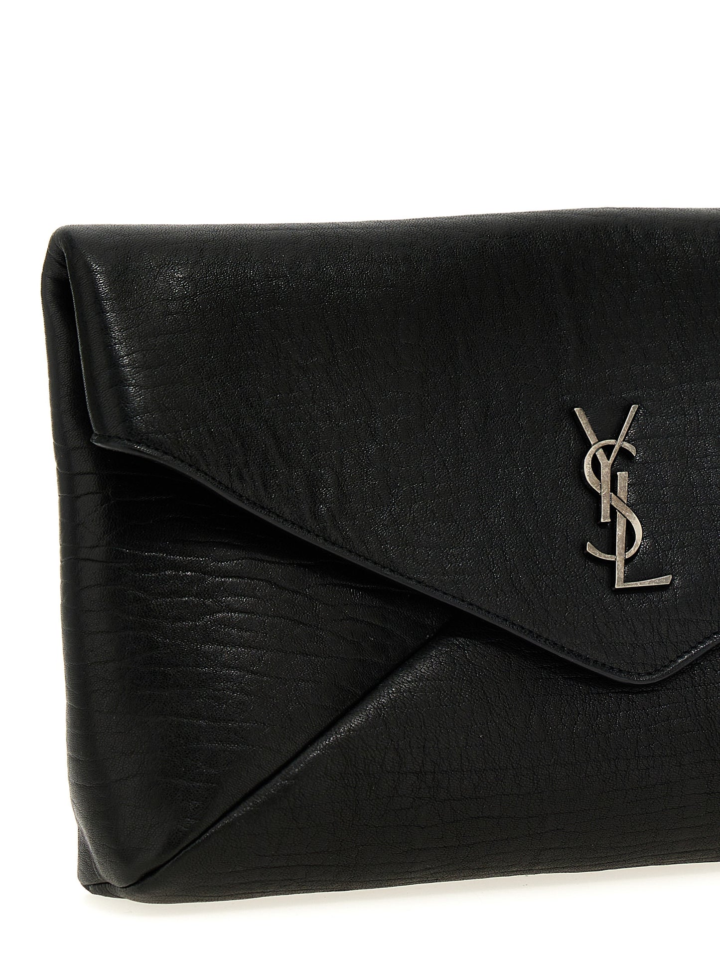 Saint Laurent 'ENVELOPE CASSANDRE' LARGE CLUTCH BAG 778181AACIA1000