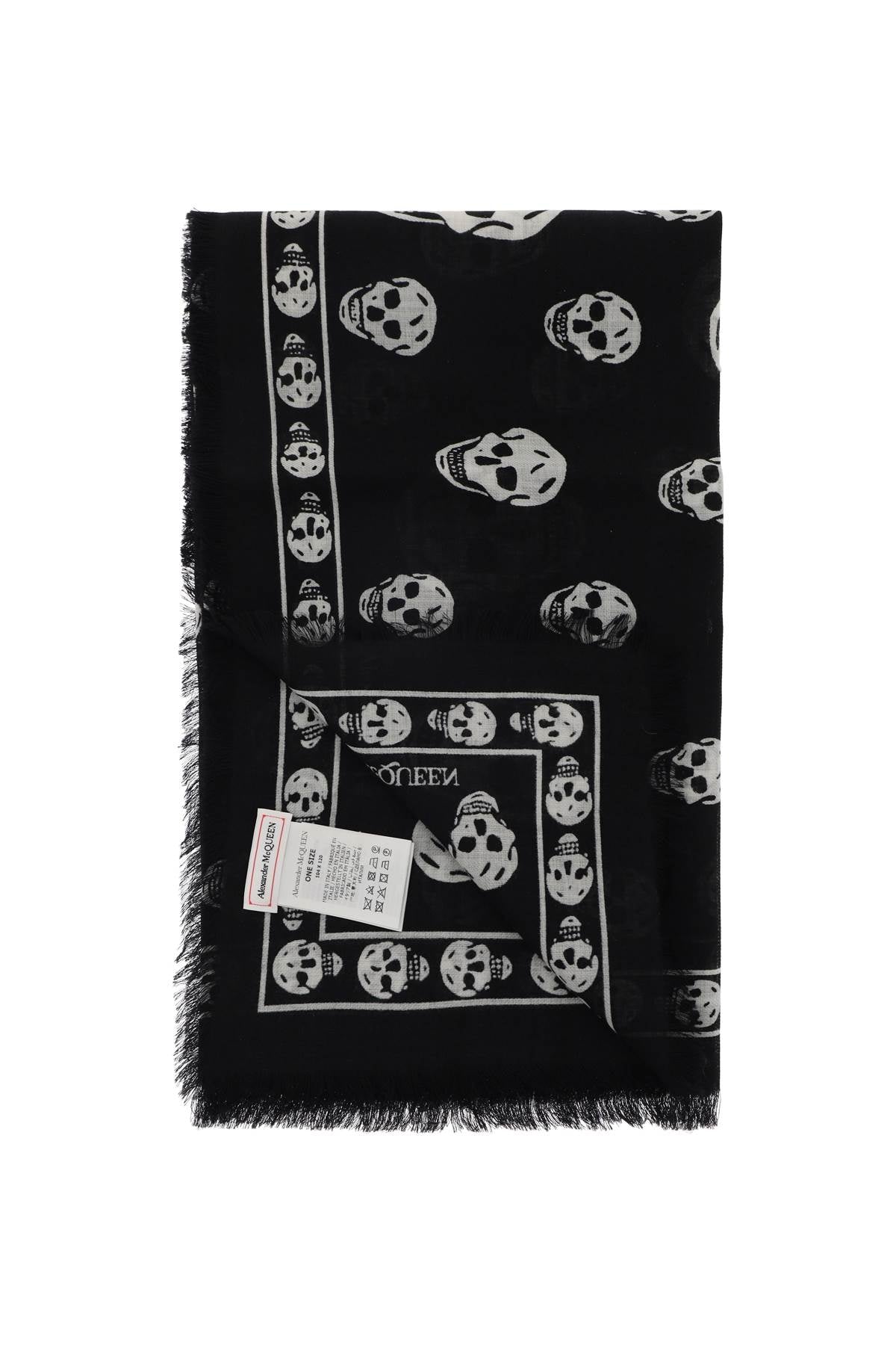 Alexander McQUEEN CLASSIC SKULL FOULARD 5577173222Q1078