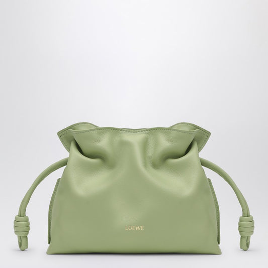 LOEWE Mini light green leather Flamenco clutch A411FC2X73LEP_LOEW-3916