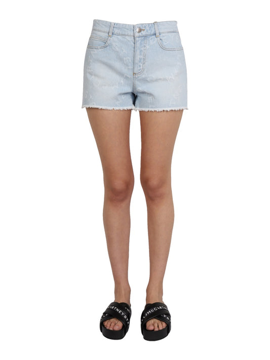 Stella McCartney DENIM SHORTS 6D00263SOH764874