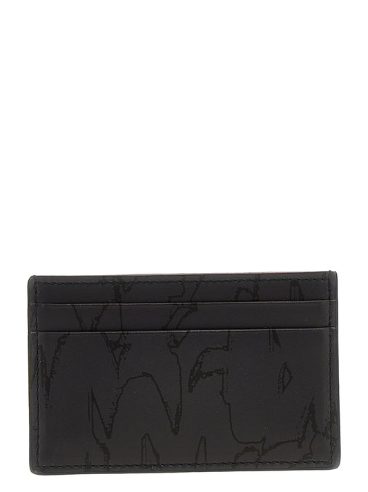 Alexander McQUEEN 'GRAFFITI' CARD HOLDER 7362301AAQ41000