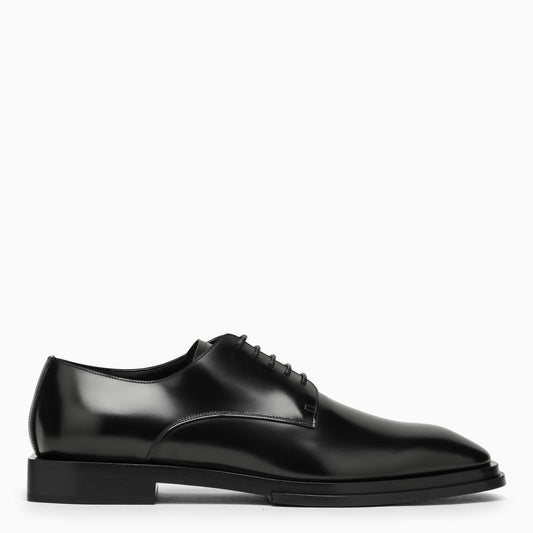 Alexander McQUEEN Black leather lace-up 777803WIES5O_ALEXQ-1081