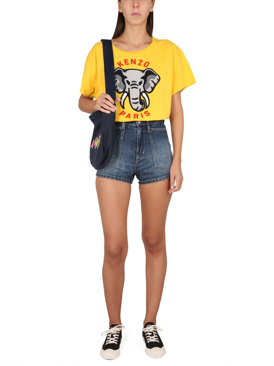 KENZO CASUAL T-SHIRT ÉLÉPHANT FD52TS0024SO40