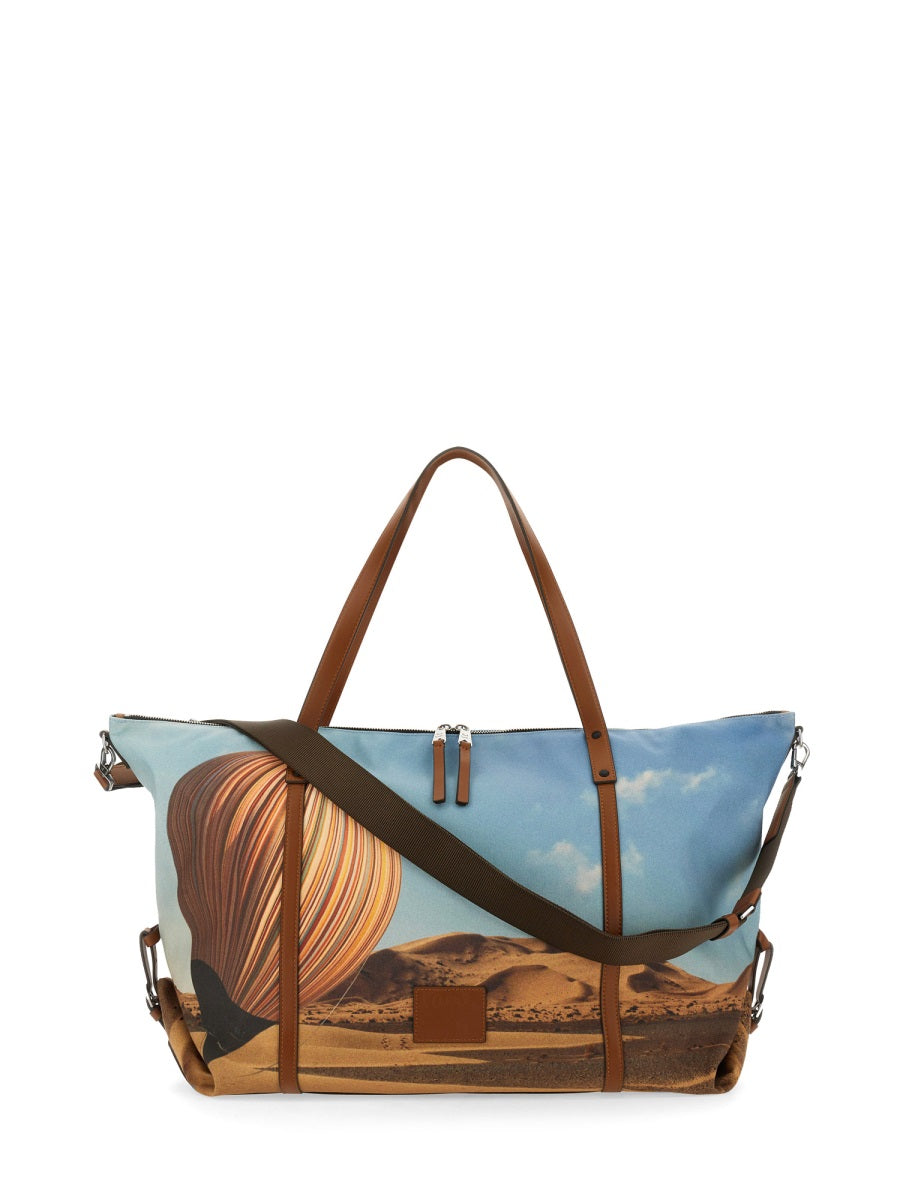 Paul Smith "SIGNATURE STRIPE BALLOON" PRINT BAG M1A-7785-MBALLOPR