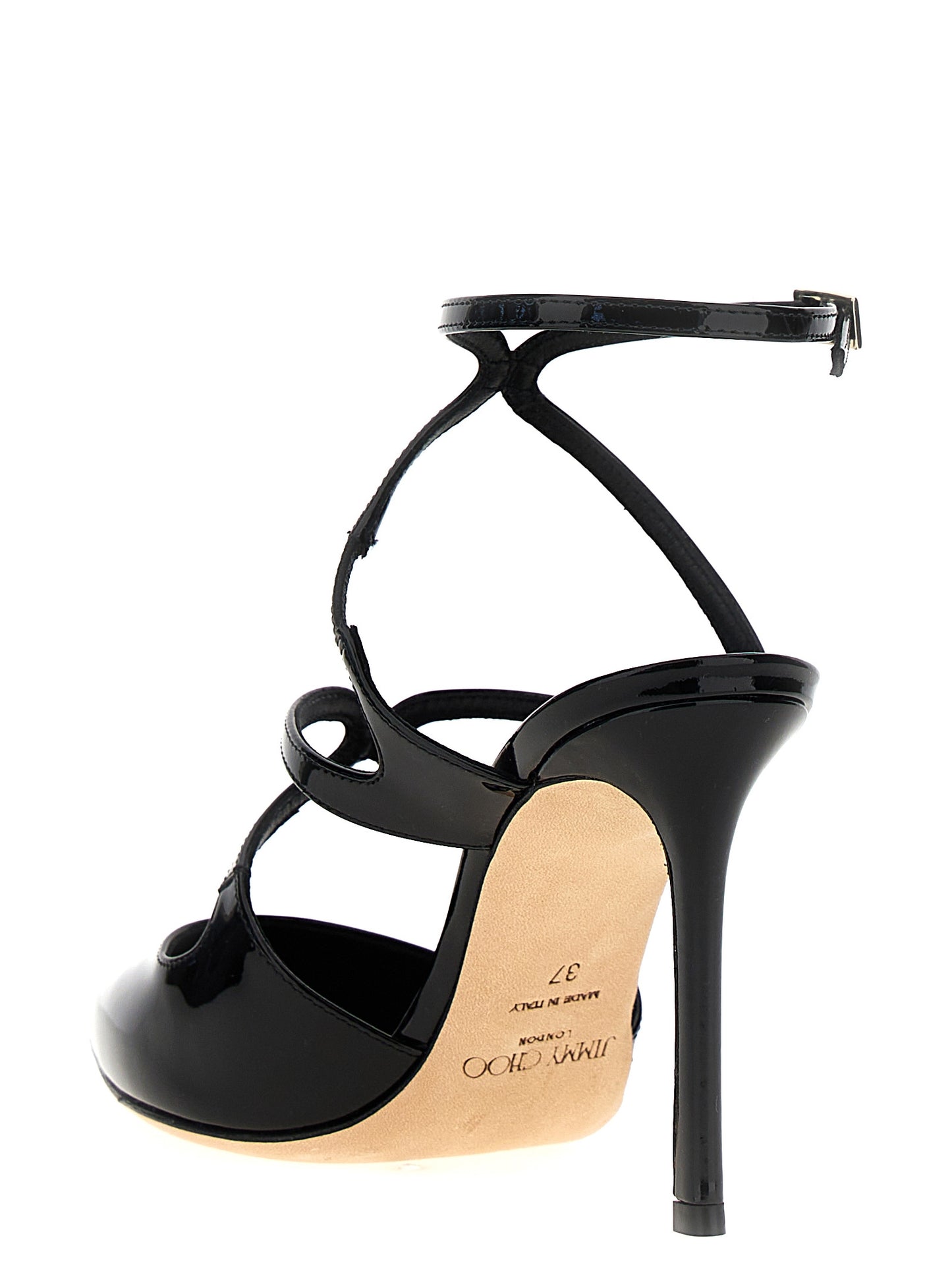 JIMMY CHOO High heels black AZIAPUMP95PATBLACK