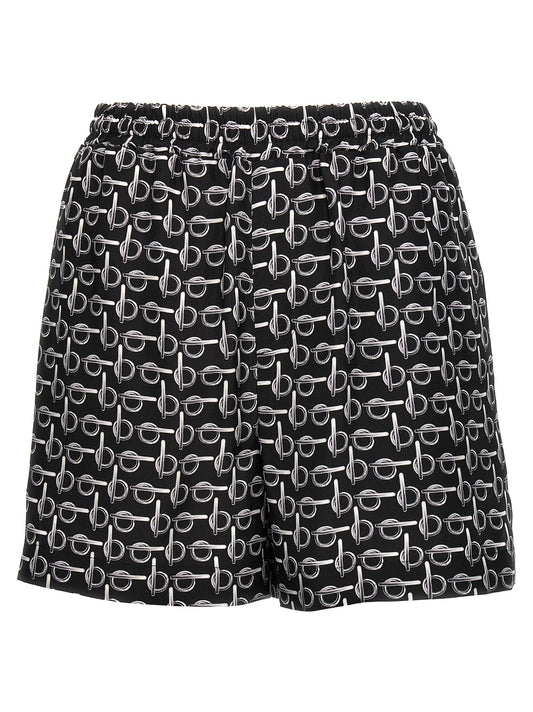 Burberry PRESS SHORTS 8088641SILVERBLACK