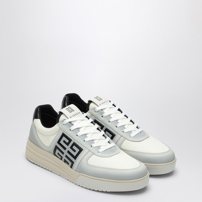 GIVENCHY White/black G4 sneaker in dégradé leather and canvas BH007WH1QQP_GIV-116