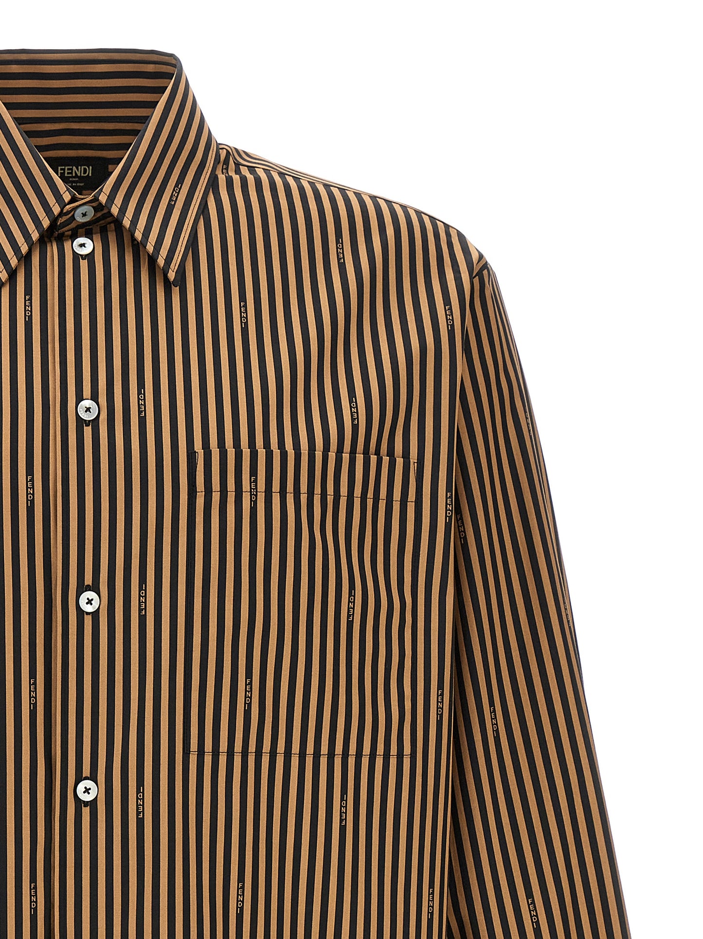 FENDI PEQUIN STRIPES SHIRT FS1285ARXKF13IZ