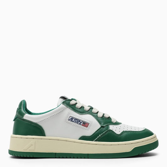 AUTRY Medalist white/green trainer AULMWB03N_AUTRY-WB03