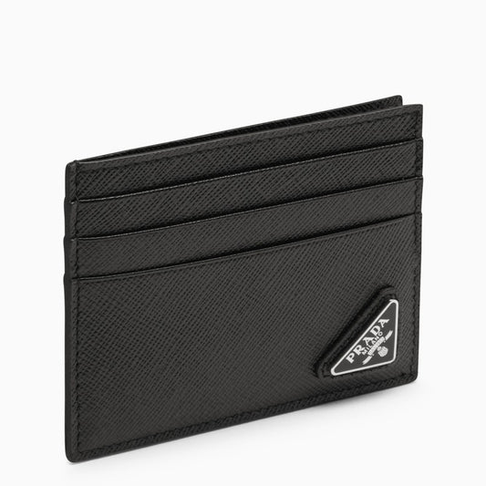 Prada Black Saffiano leather credit card holder 2MC223QHHP_PRADA-F0002