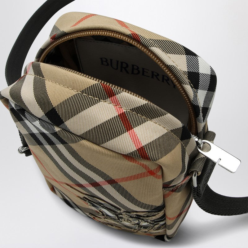 Burberry Mobile phone case with shoulder strap Check 8097637158564P_BURBE-A2021