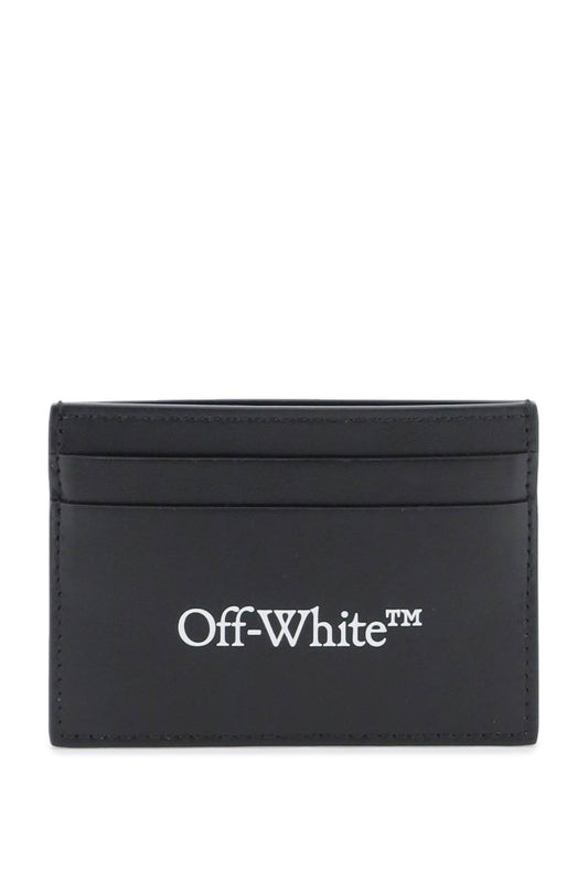 Off-White bookish logo card holder OMND089S24LEA0011001