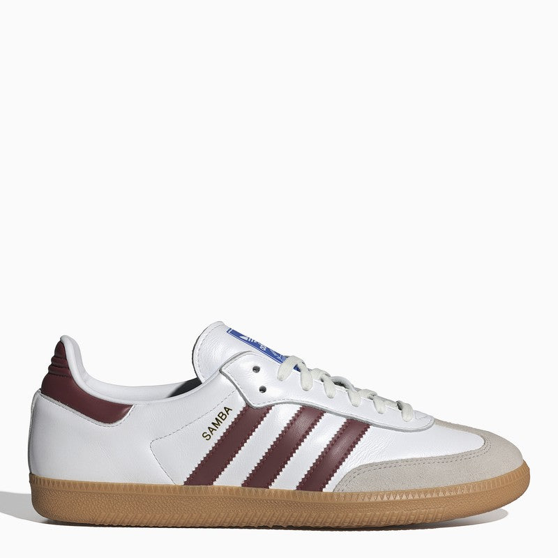 adidas Originals Low Samba OG white/burgundy trainer IF3813LEO_ADIDS-WBU