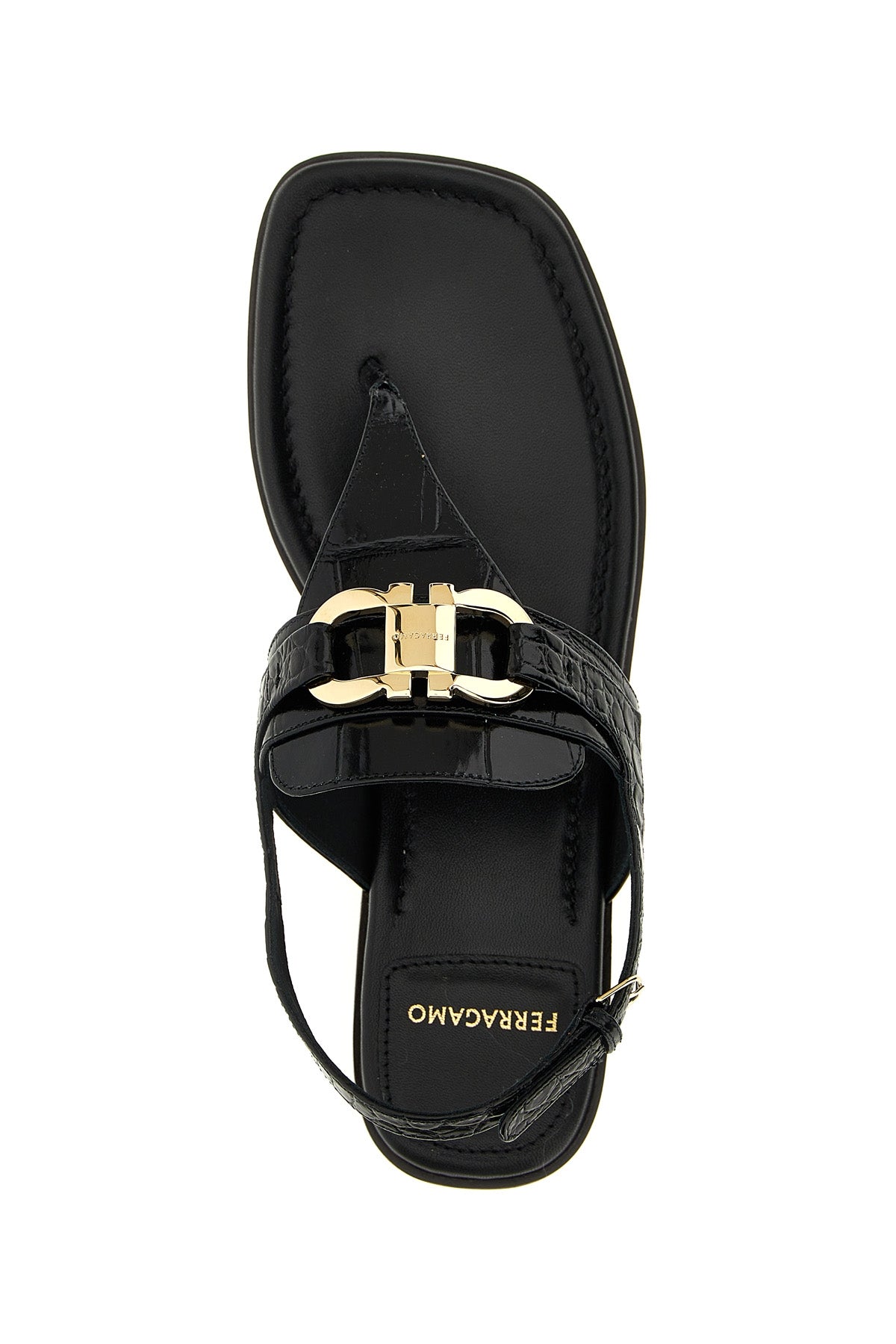 FERRAGAMO 'LULA' SANDALS 769216NERO