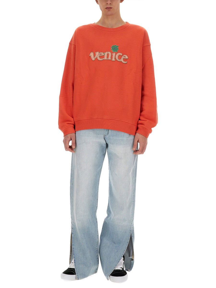 ERL "VENICE" SWEATSHIRT ERL08T025RED