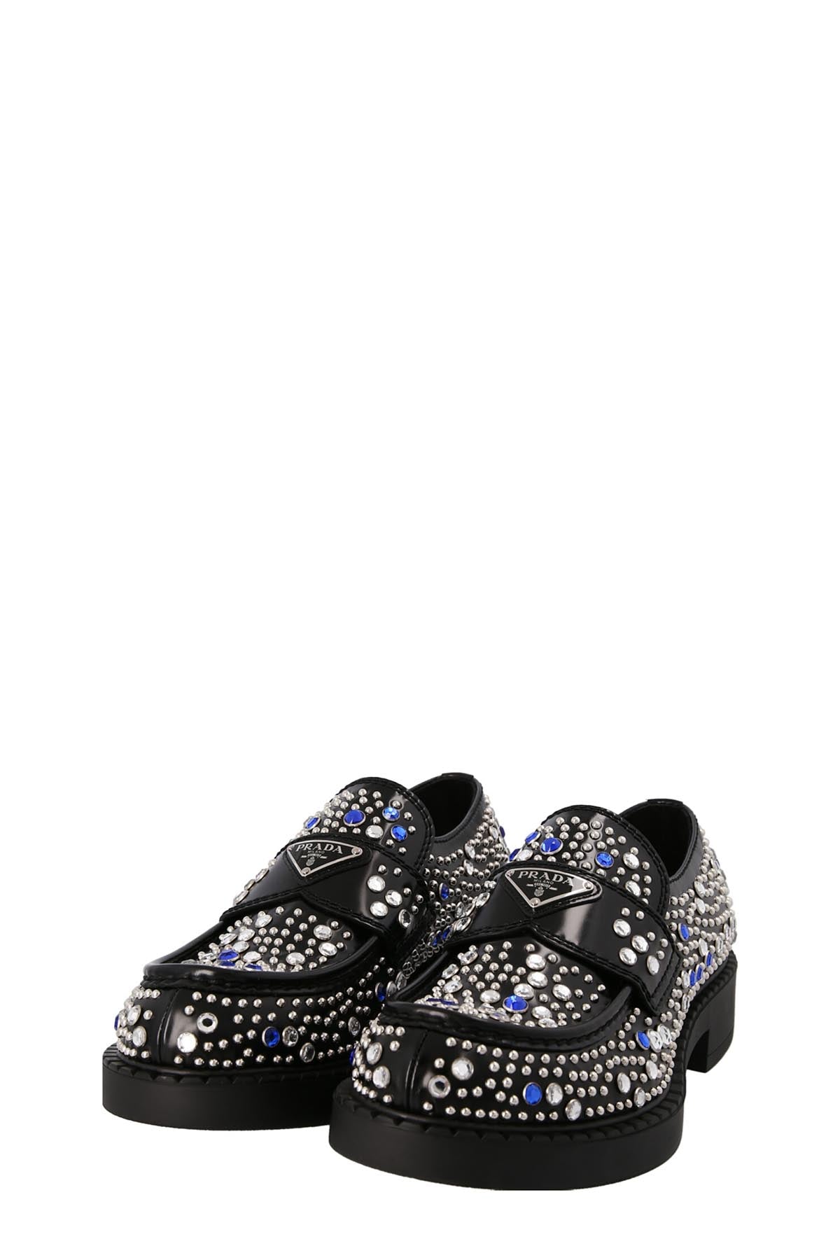 Prada SEQUIN STUD LOAFERS 2DE1273D30F0632