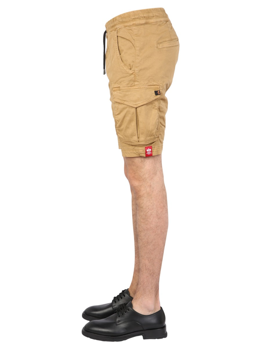 ALPHA INDUSTRIES TWILL BERMUDA SHORTS 10625113