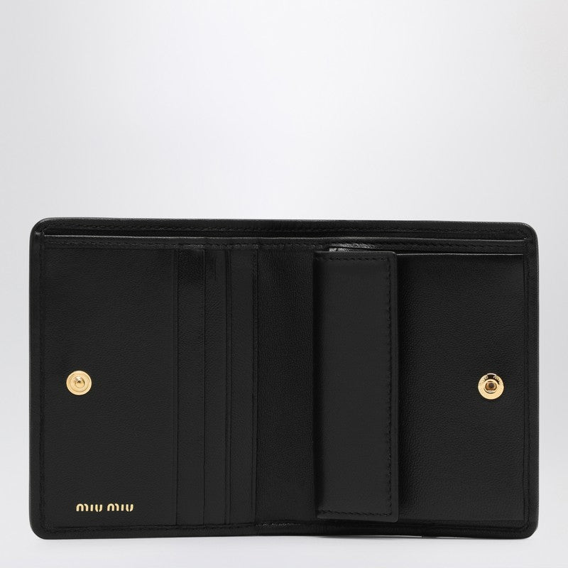 MIU MIU Black Nappa leather quilted wallet 5MV2042FPPP_MIU-F0002