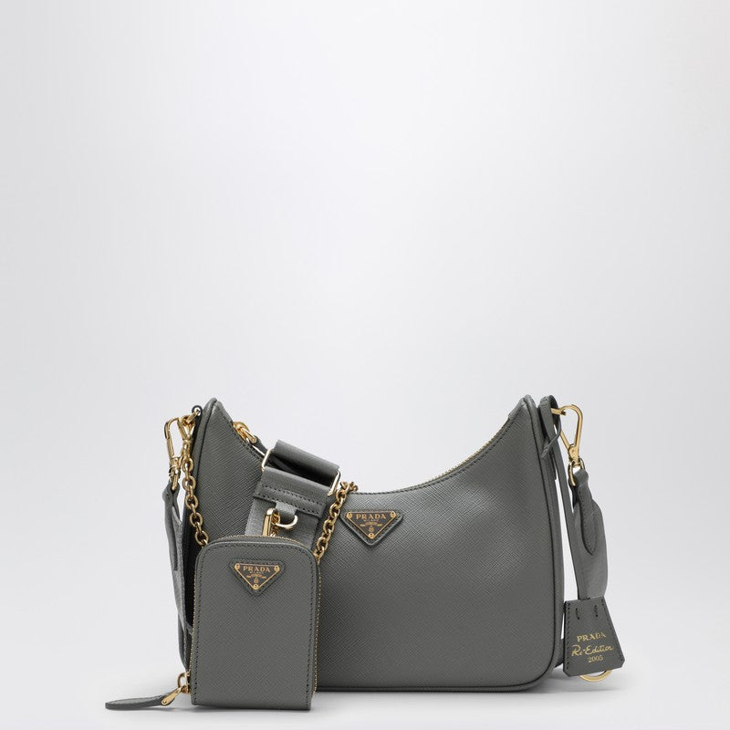 Prada Re-Edition 2005 slate-coloured Saffiano bag 1BH204V2MNZVP_PRADA-F0CZG